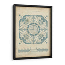 Diseño De Jardín En Azul Ii - DeZallier d Argenville | Cuadro decorativo de Canvas Lab