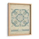 Diseño De Jardín En Azul Ii - DeZallier d Argenville | Cuadro decorativo de Canvas Lab