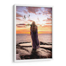 Mother of Dragons at sunset | Cuadro decorativo de Canvas Lab