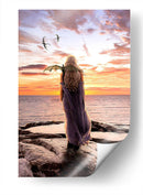 Mother of Dragons at sunset | Cuadro decorativo de Canvas Lab