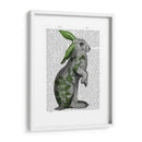 Liebre Con Orejas Verdes - Fab Funky | Cuadro decorativo de Canvas Lab