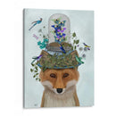 Zorro Con Mariposa Campana Jarra - Fab Funky | Cuadro decorativo de Canvas Lab