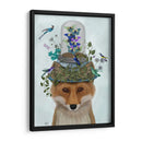 Zorro Con Mariposa Campana Jarra - Fab Funky | Cuadro decorativo de Canvas Lab