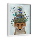 Zorro Con Mariposa Campana Jarra - Fab Funky | Cuadro decorativo de Canvas Lab