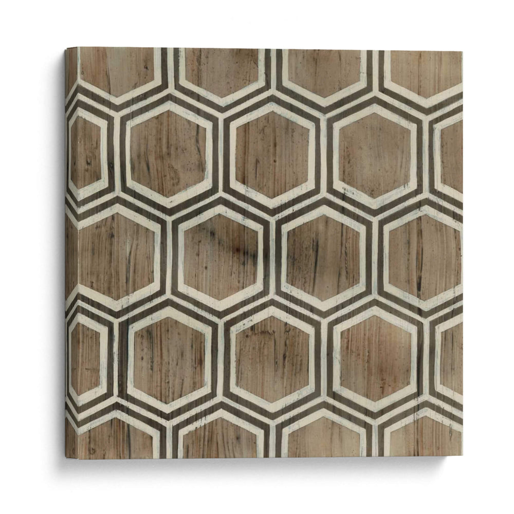 Geometría De Madera De Deriva Iv - June Erica Vess | Cuadro decorativo de Canvas Lab