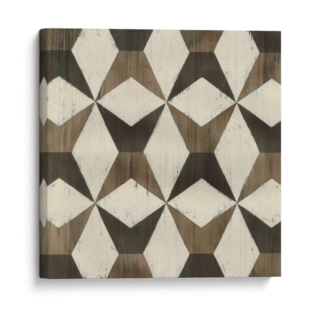 Geometría De Madera De Deriva Ix - June Erica Vess | Cuadro decorativo de Canvas Lab