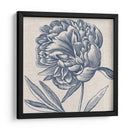 Indigo Floral En Linen Ii - Vision Studio | Cuadro decorativo de Canvas Lab