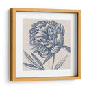 Indigo Floral En Linen Ii - Vision Studio | Cuadro decorativo de Canvas Lab