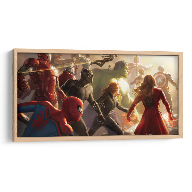 Avengers light | Cuadro decorativo de Canvas Lab