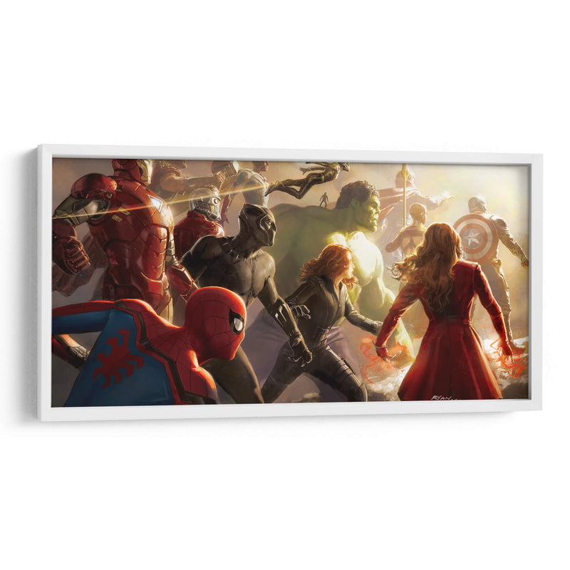 Avengers light | Cuadro decorativo de Canvas Lab