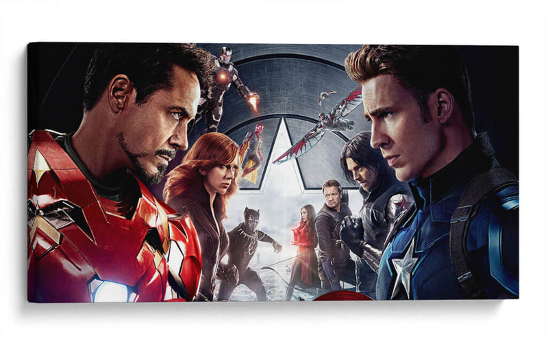 Avengers miradas | Cuadro decorativo de Canvas Lab
