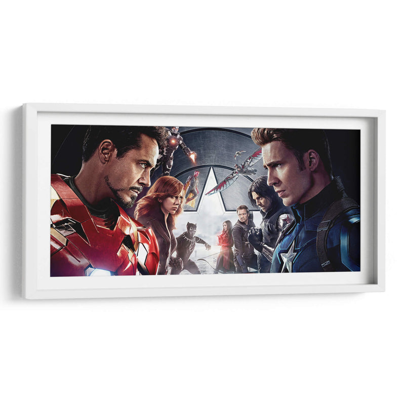 Avengers miradas | Cuadro decorativo de Canvas Lab