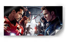 Avengers miradas | Cuadro decorativo de Canvas Lab