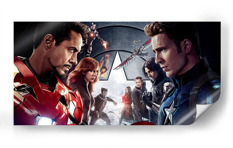 Avengers miradas | Cuadro decorativo de Canvas Lab