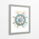 Rueda De Las Naves De Acuarela - Jade Reynolds | Cuadro decorativo de Canvas Lab