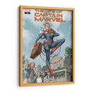 Capitán Marvel Comic | Cuadro decorativo de Canvas Lab