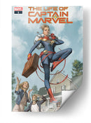 Capitán Marvel Comic | Cuadro decorativo de Canvas Lab