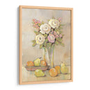 Still Life Study Flowers Y Fruit I - Tim OToole | Cuadro decorativo de Canvas Lab
