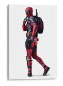 Deadpool en blanco | Cuadro decorativo de Canvas Lab