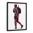 Deadpool en blanco | Cuadro decorativo de Canvas Lab