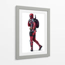 Deadpool en blanco | Cuadro decorativo de Canvas Lab