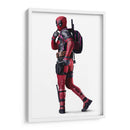 Deadpool en blanco | Cuadro decorativo de Canvas Lab