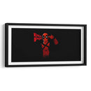 Deadpool en negro | Cuadro decorativo de Canvas Lab