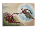 Deadpool La creación de Adán | Cuadro decorativo de Canvas Lab
