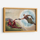 Deadpool La creación de Adán | Cuadro decorativo de Canvas Lab