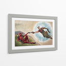 Deadpool La creación de Adán | Cuadro decorativo de Canvas Lab