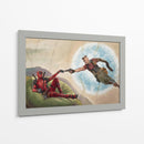 Deadpool La creación de Adán | Cuadro decorativo de Canvas Lab