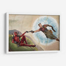 Deadpool La creación de Adán | Cuadro decorativo de Canvas Lab