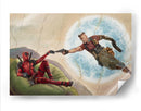 Deadpool La creación de Adán | Cuadro decorativo de Canvas Lab
