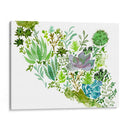 Campo Suculento Ii - Melissa Wang | Cuadro decorativo de Canvas Lab