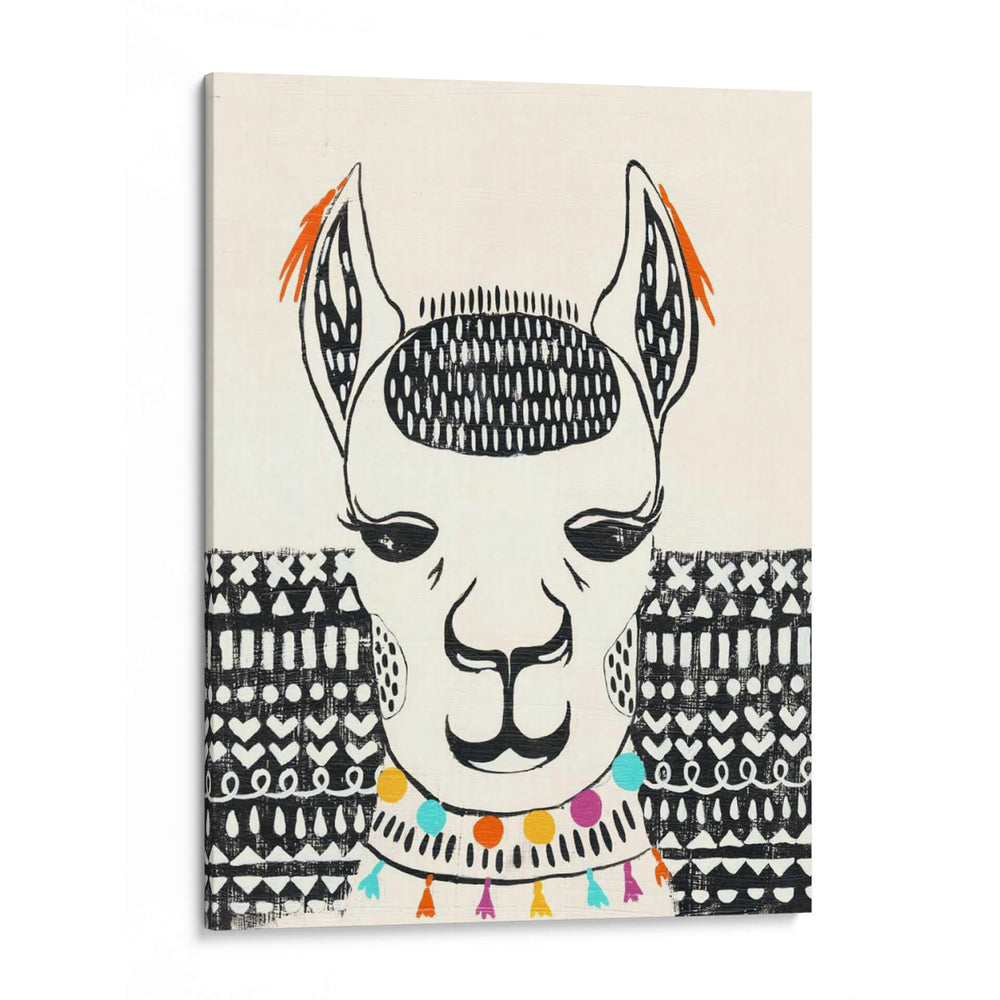 Fiesta Llama Iv - Chariklia Zarris | Cuadro decorativo de Canvas Lab