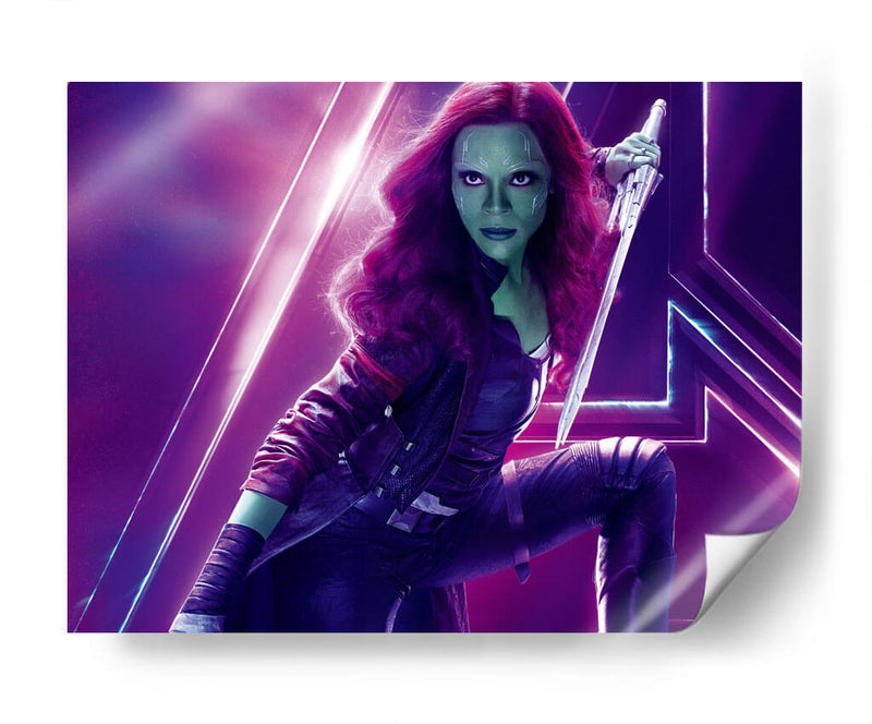 Gamora Infinity War | Cuadro decorativo de Canvas Lab