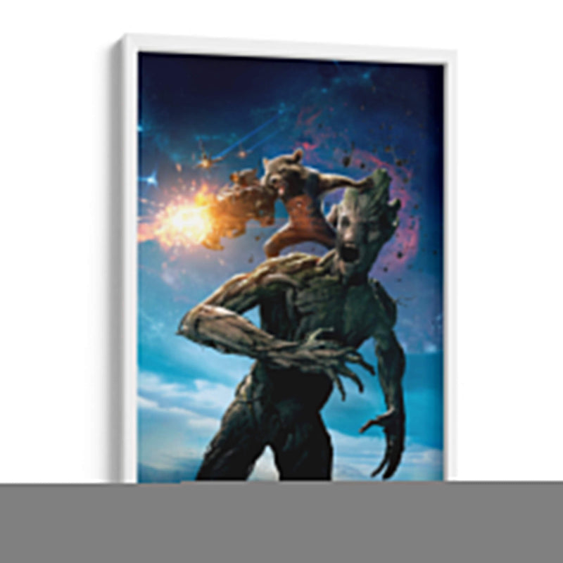 Groot y Rocket | Cuadro decorativo de Canvas Lab