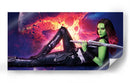 Guardianes de la Galaxia Gamora | Cuadro decorativo de Canvas Lab