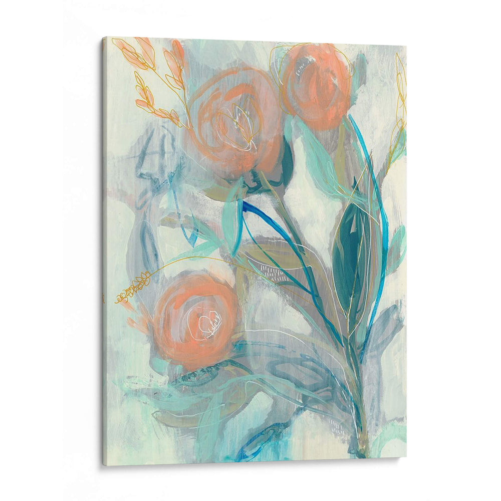 Agrupación De Flores I - Jennifer Goldberger | Cuadro decorativo de Canvas Lab