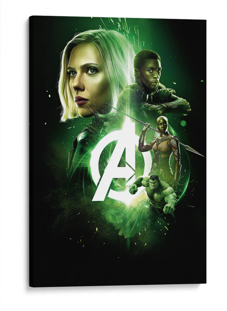 Infinity War Verde | Cuadro decorativo de Canvas Lab