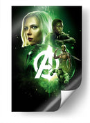 Infinity War Verde | Cuadro decorativo de Canvas Lab
