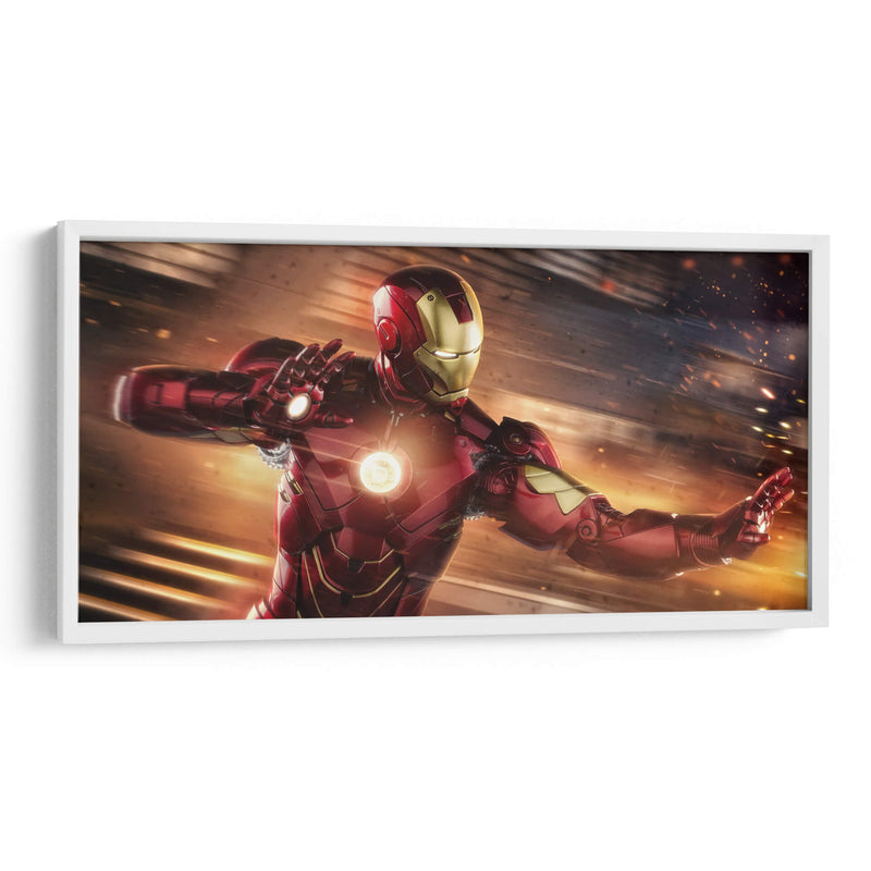 Iron Man fight | Cuadro decorativo de Canvas Lab