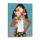 Chica De Jarrón De Flores I - Grace Popp | Cuadro decorativo de Canvas Lab