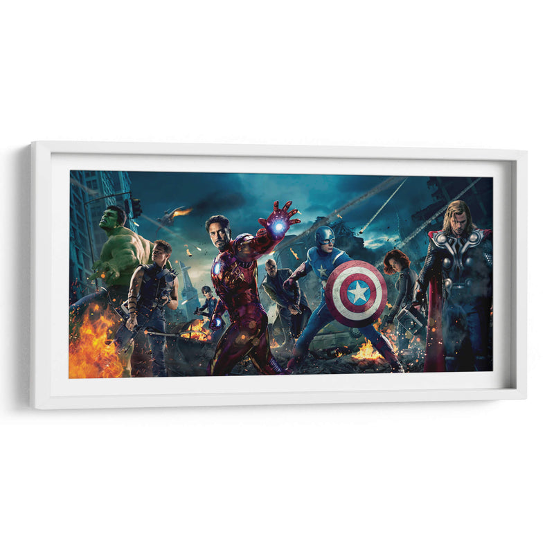 Confrontación Avengers | Cuadro decorativo de Canvas Lab