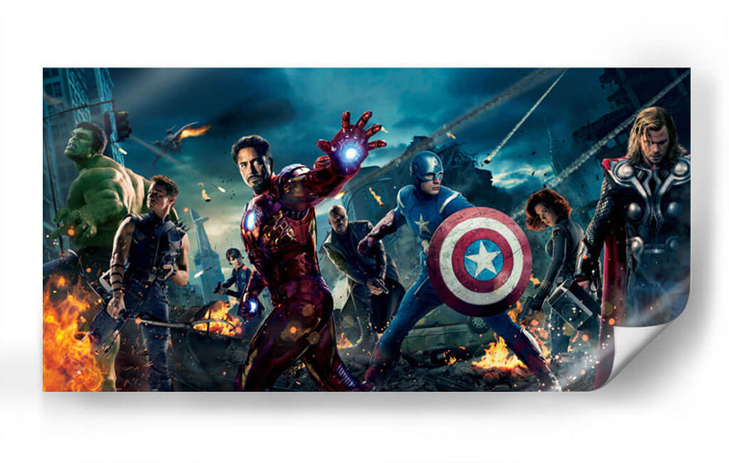 Confrontación Avengers | Cuadro decorativo de Canvas Lab