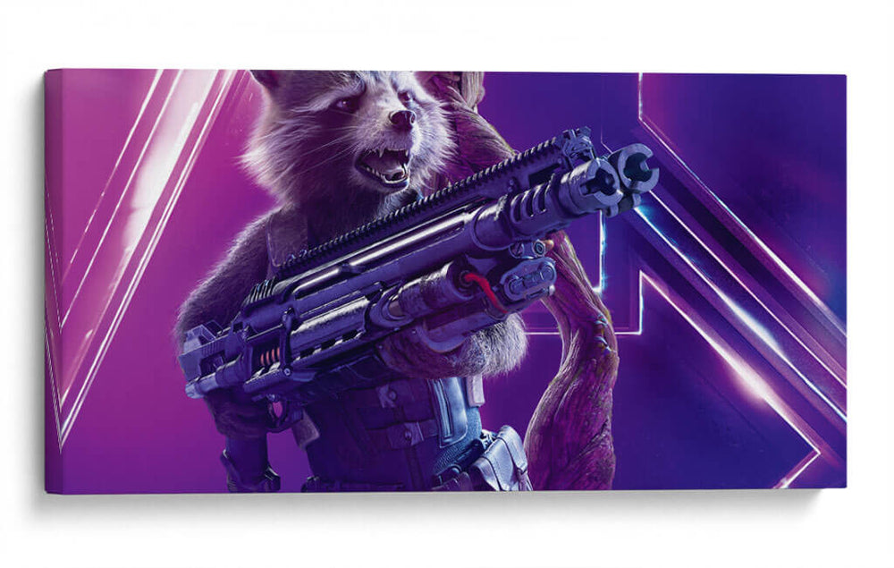 Rocket Racoon | Cuadro decorativo de Canvas Lab