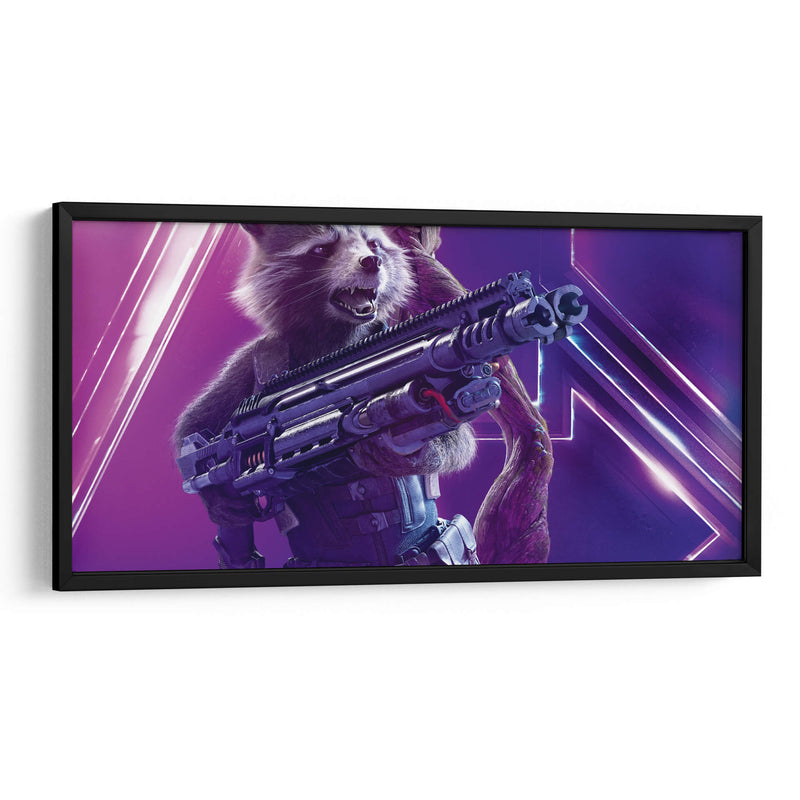 Rocket Racoon | Cuadro decorativo de Canvas Lab