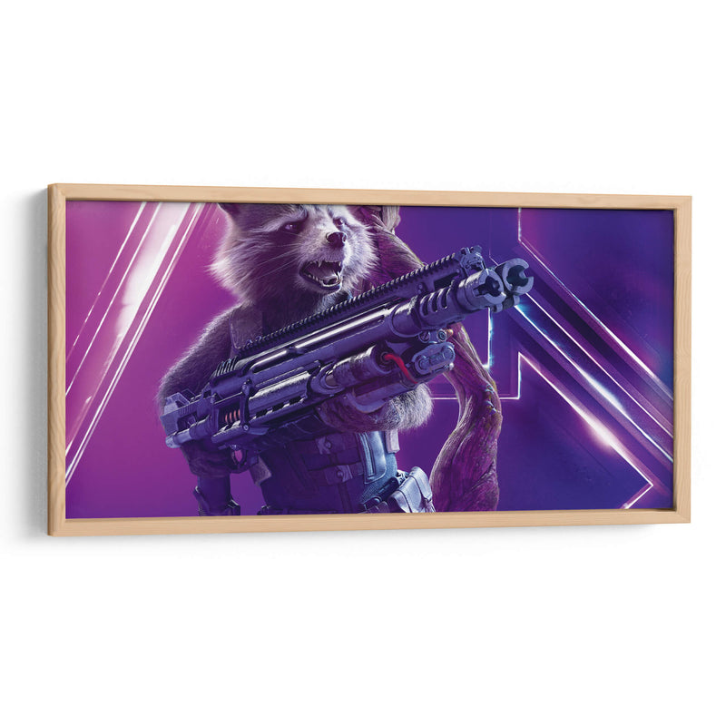 Rocket Racoon | Cuadro decorativo de Canvas Lab