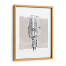 Micrófono Monocromo Iv - June Erica Vess | Cuadro decorativo de Canvas Lab