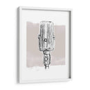 Micrófono Monocromo Iv - June Erica Vess | Cuadro decorativo de Canvas Lab